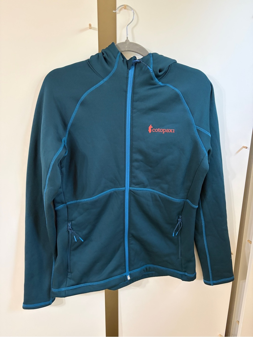 Cotopaxi Women's Teal Fleece Jacket - Warm Layering Coat| size small